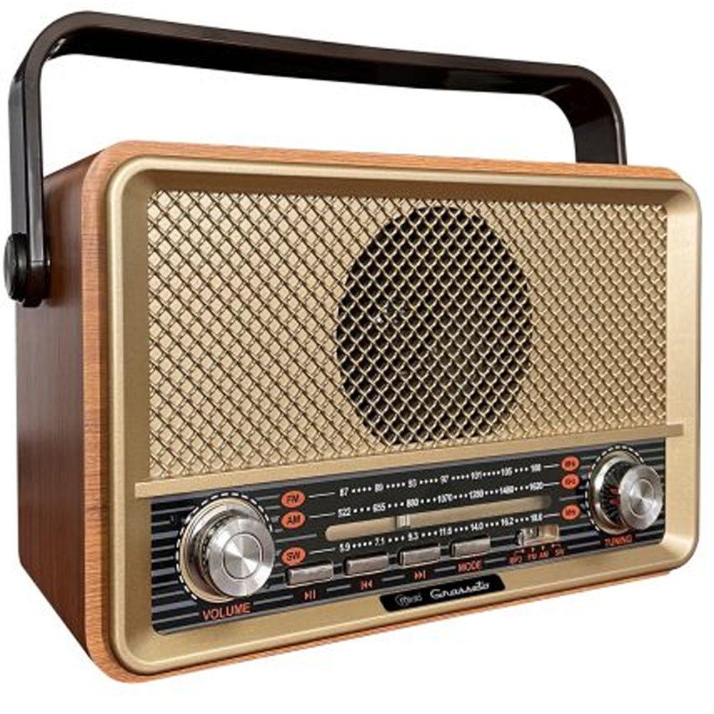 Radio Parlante MLab 9142 Retro Grosseto Bluetooth USB FM-2