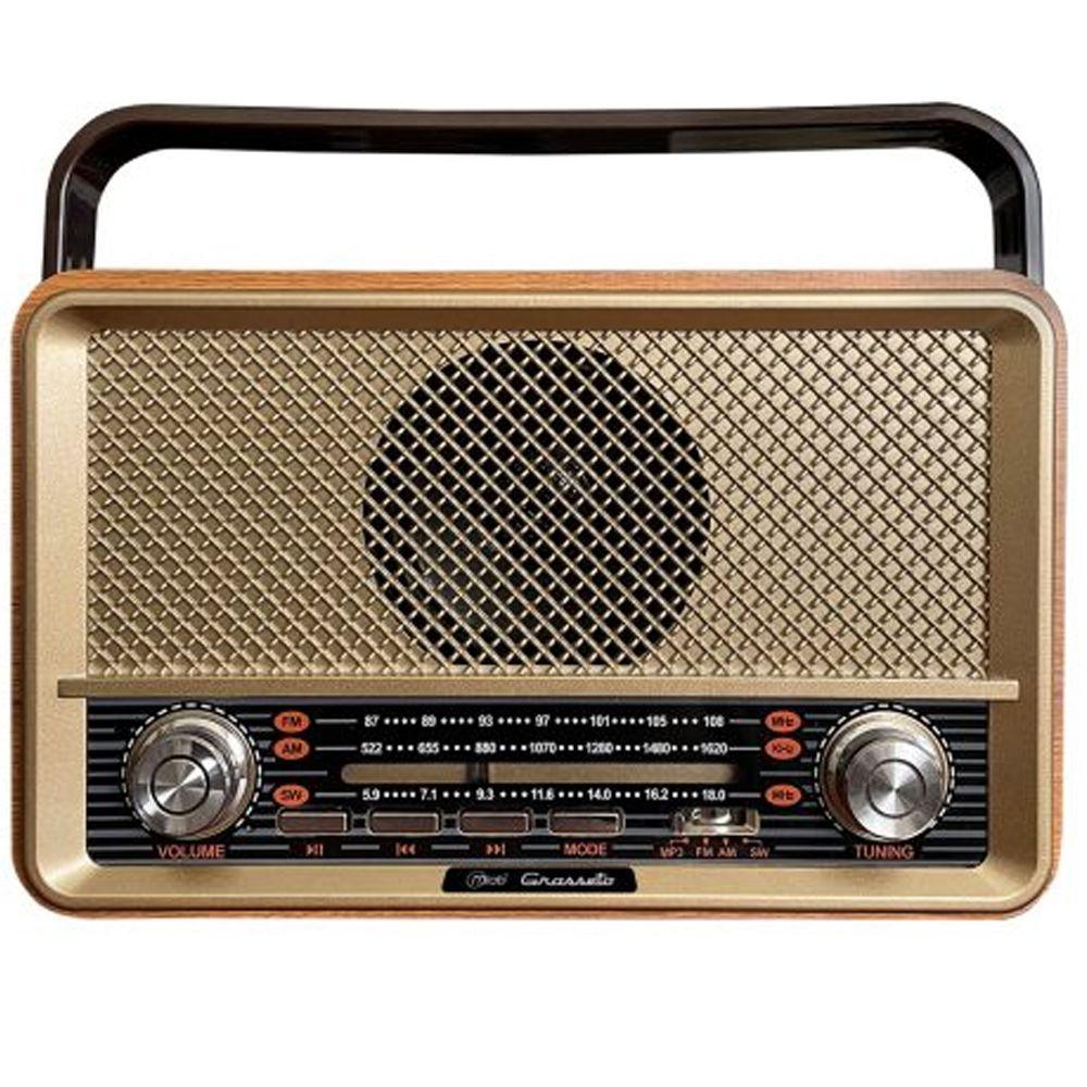 Radio Parlante MLab 9142 Retro Grosseto Bluetooth USB FM-6
