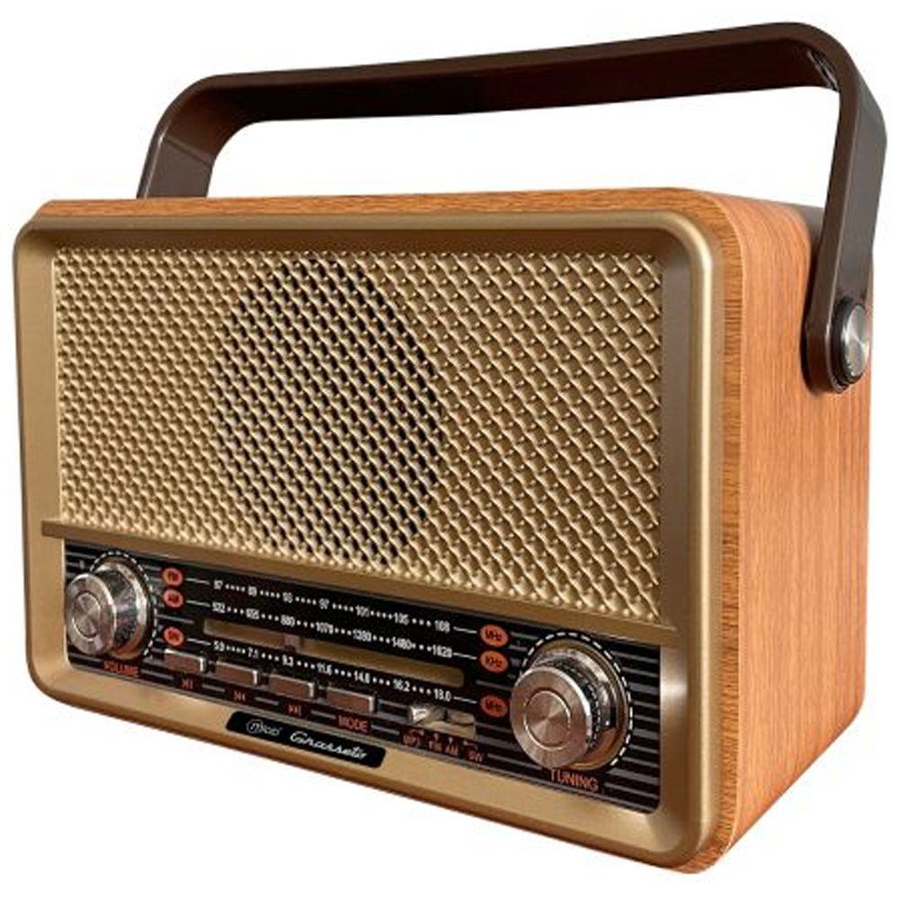 Radio Parlante MLab 9142 Retro Grosseto Bluetooth USB FM-7