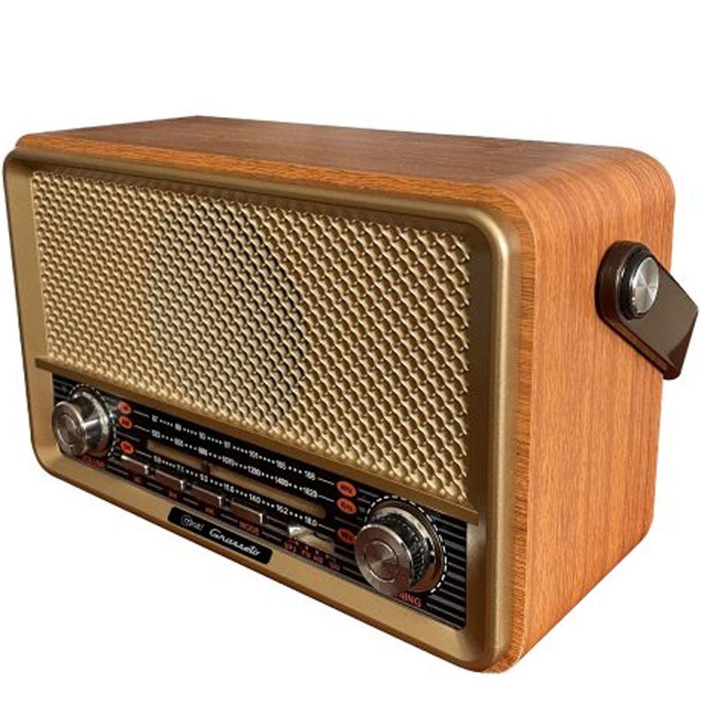 Radio Parlante MLab 9142 Retro Grosseto Bluetooth USB FM-9