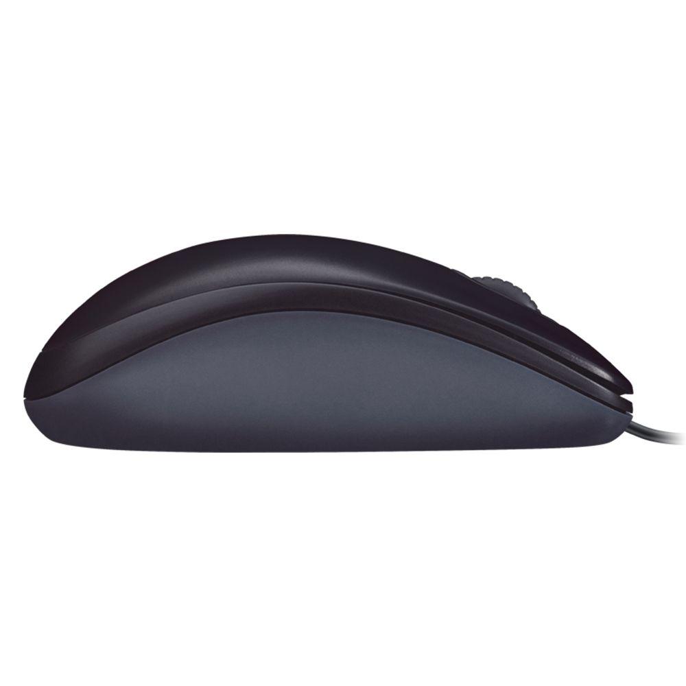 Logitech Mouse Optico HD con cable M90 Negro - Logitech-3