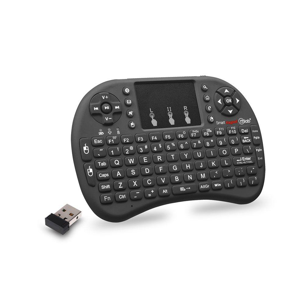 Teclado Touchpad Inalámbrico para Smart TV Mlab-0