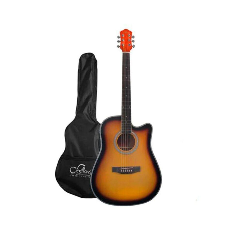 Guitarra Electroacustica Sevillana 8464 41 Pulgadas Sunburst-0