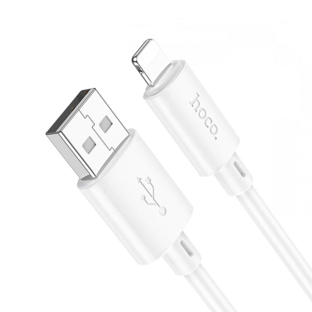 Cable Hoco X88 Gratified USB A Lightning 1m Blanco-0