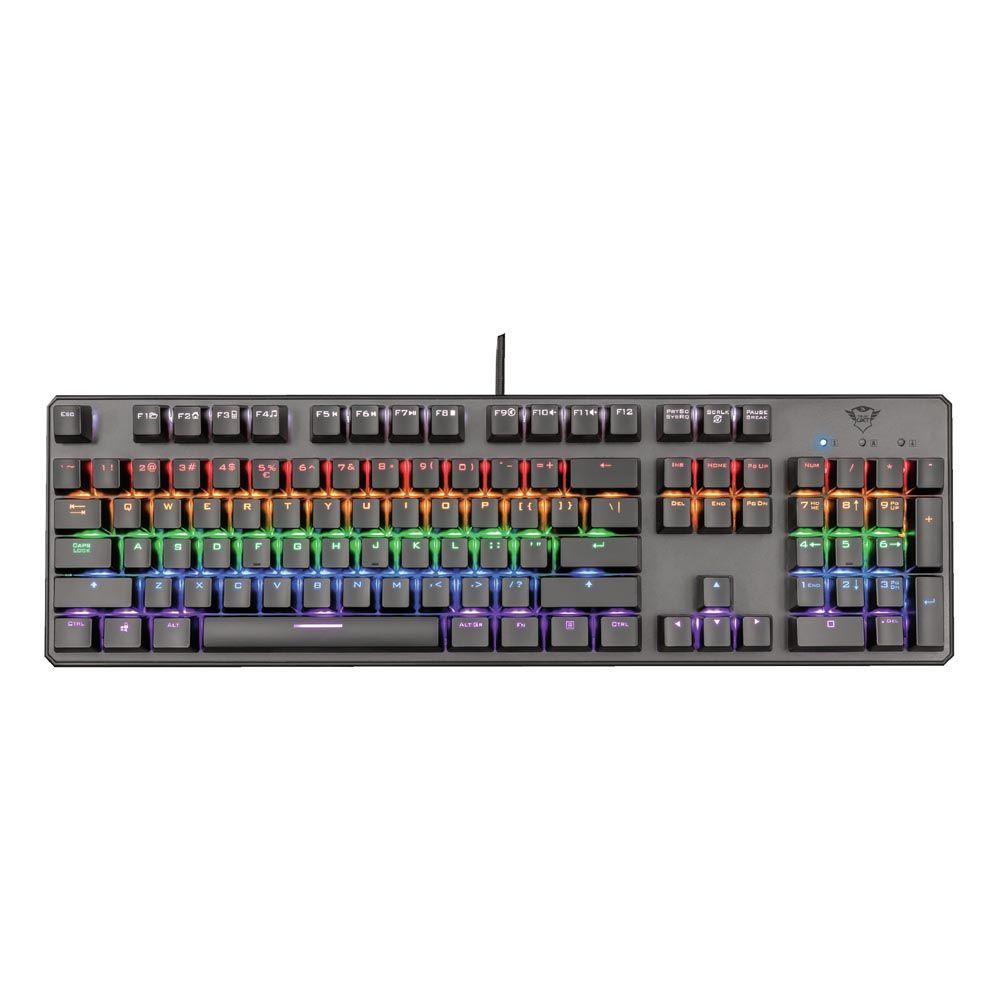 Teclado Mecanico Gamer Trust GXT 865 Asta 7 modos de colores-3