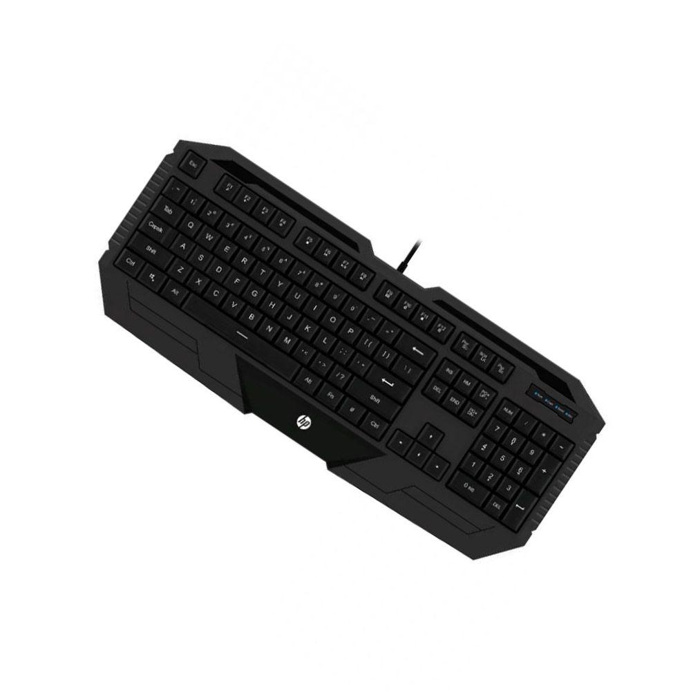 Teclado Gamer membrana HP K130 Ingles-0