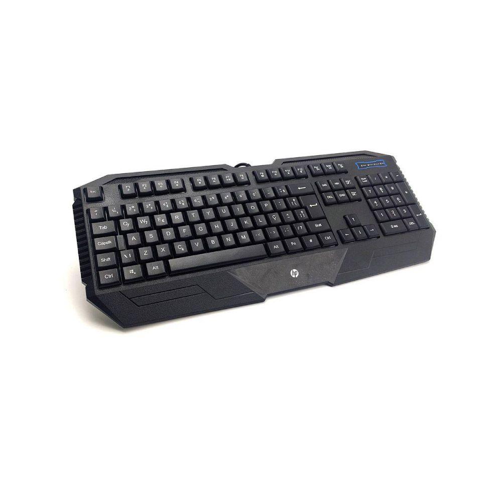 Teclado Gamer membrana HP K130 Ingles-6