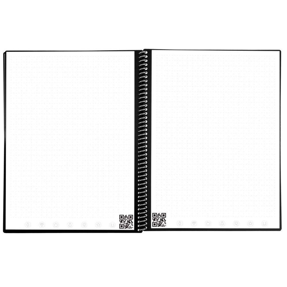 Cuaderno inteligente Rocketbook Fusion Carta Rojo-3