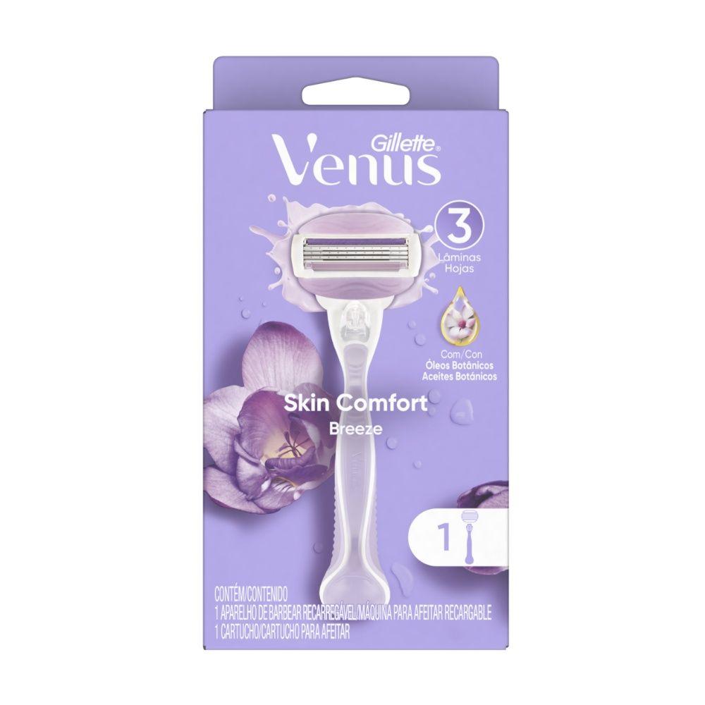 Máquina de Afeitar Venus Breeze Aceites Botánicos 1 Unidad-0