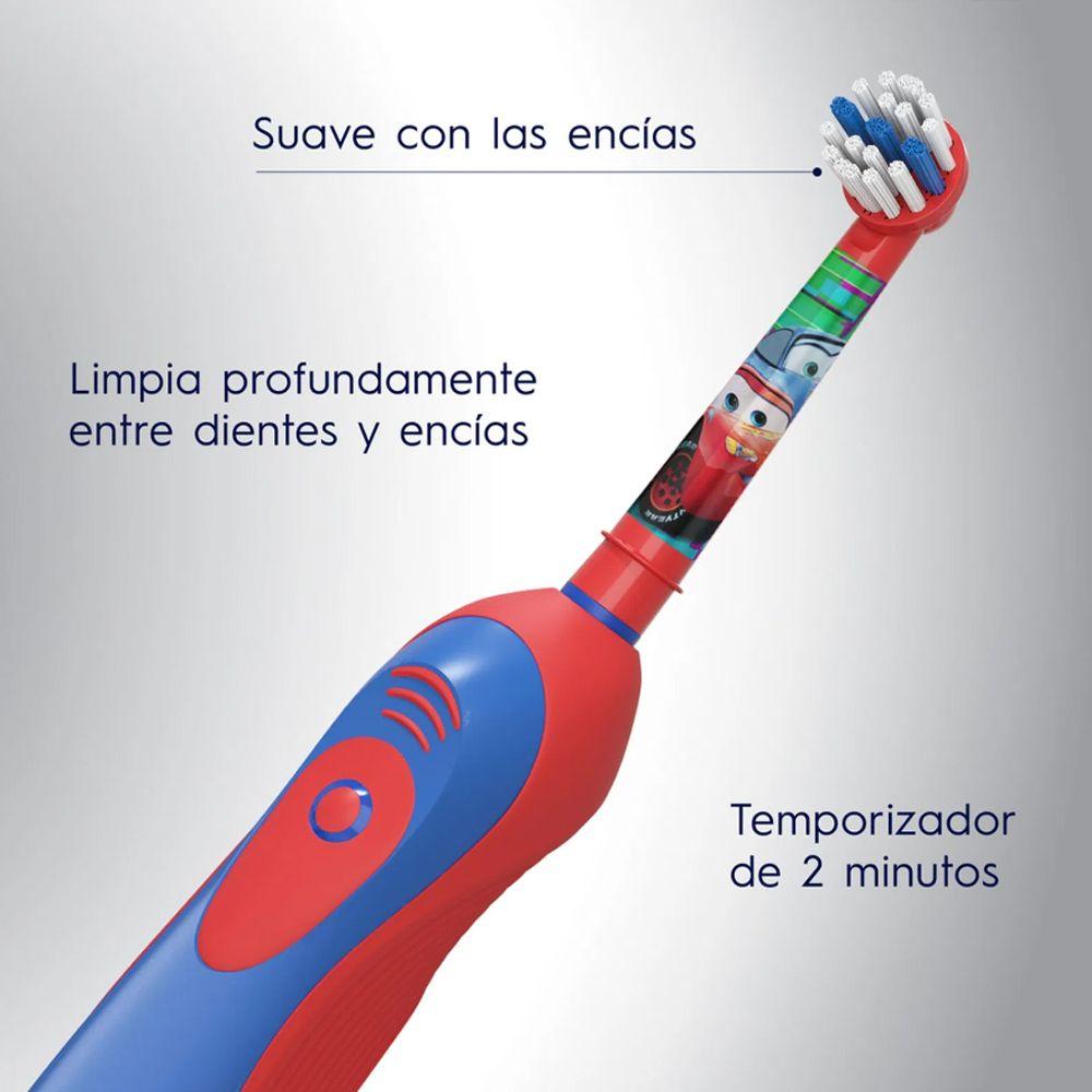 Cepillo Eléctrico Oral B Disney Pixar Cars Suave 1 Unidad-3