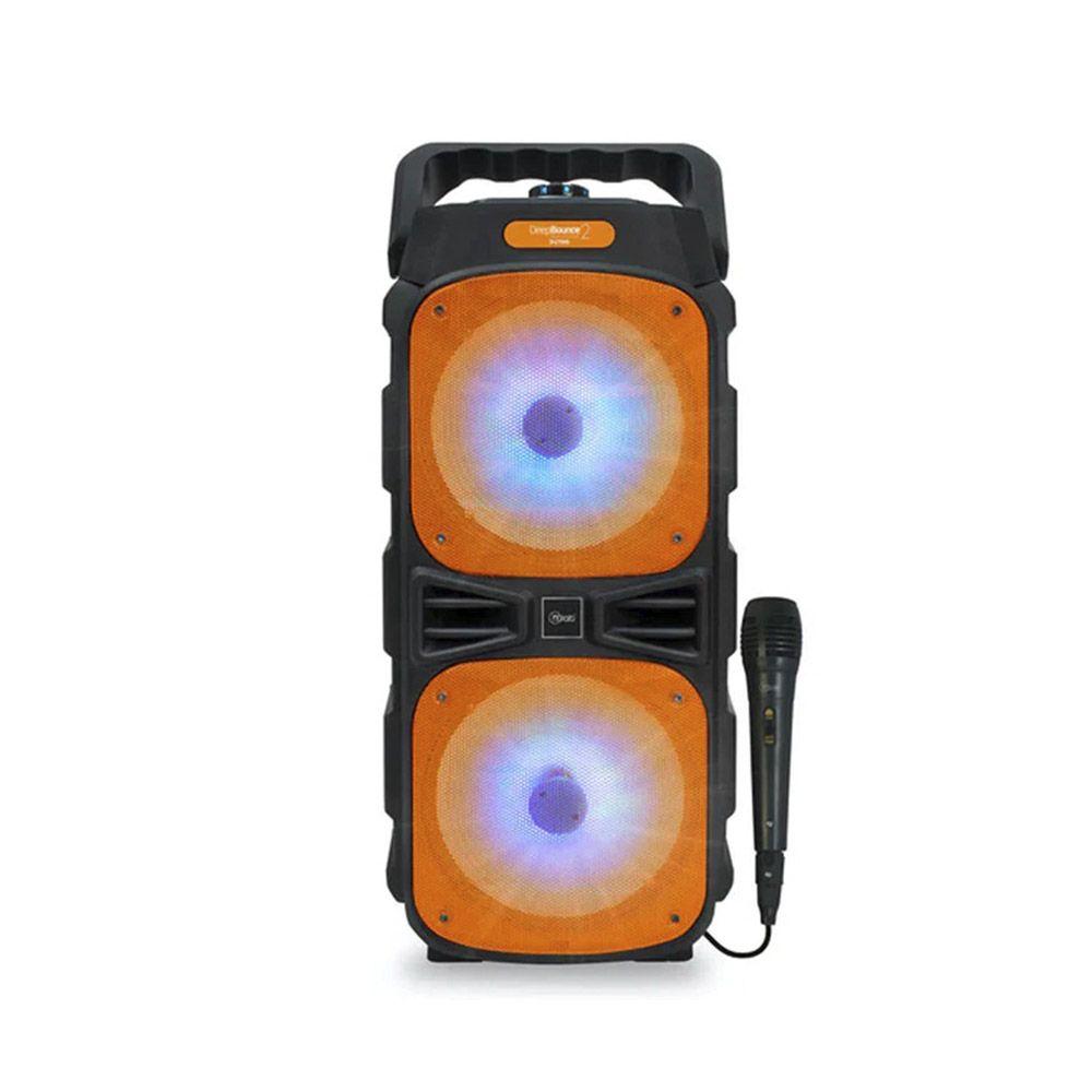 Parlante Mlab Deep Bounce 2 8904 Karaoke Bluetooth Naranja-4