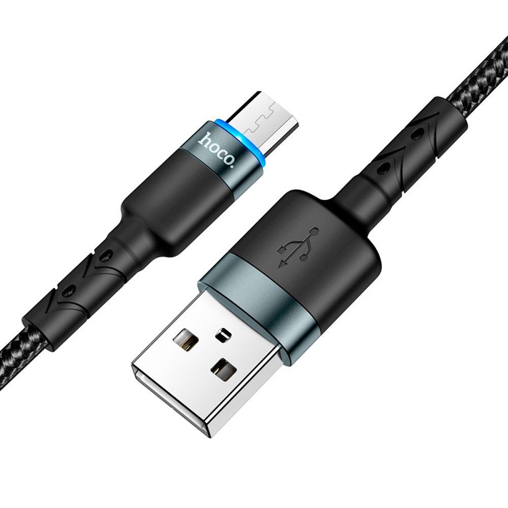 Cable Hoco SU100 LED USB A Tipo C 1m Negro-5
