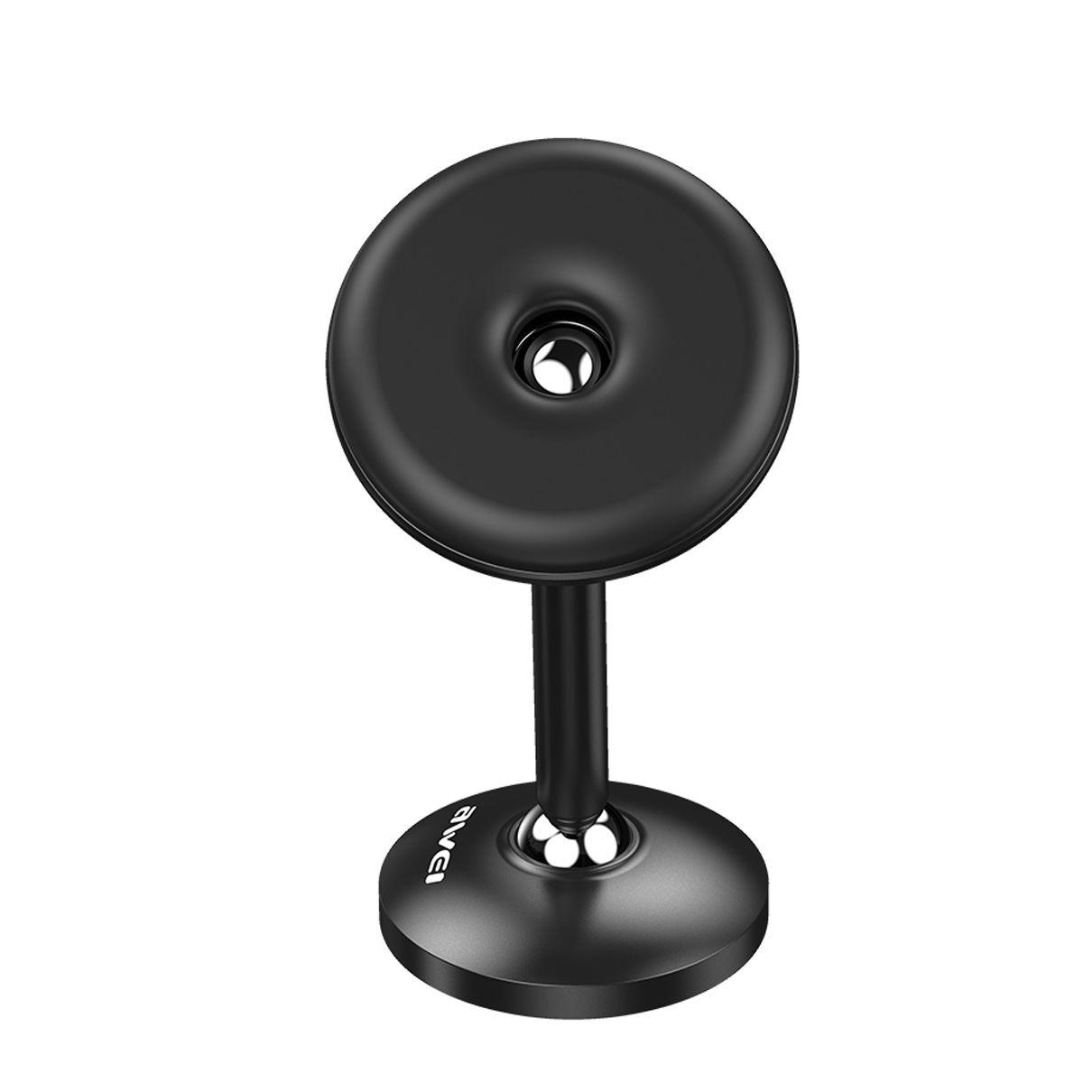 Soporte para Auto Awei X22 Magnetico para tablero Negro-0