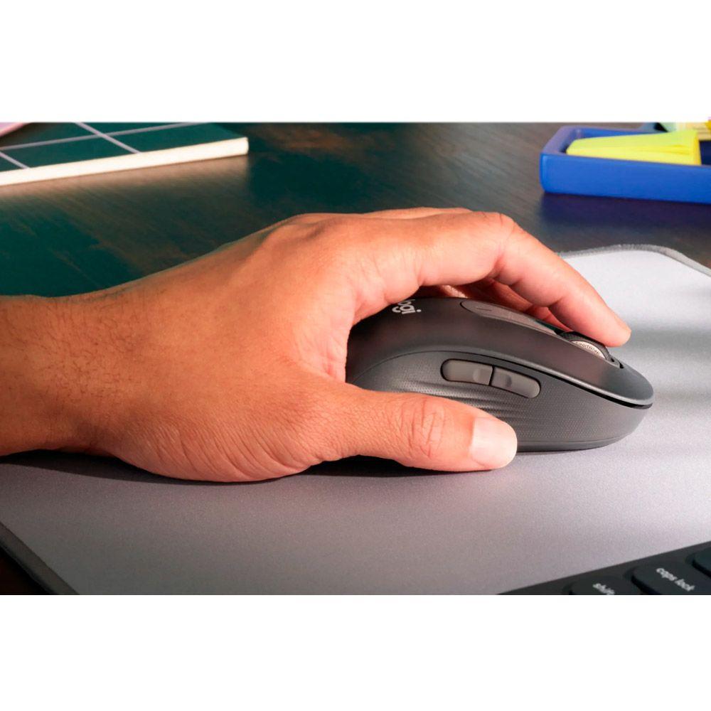 Mouse Inalambrico Logitech Signature M650 L para Zurdo Negro-3