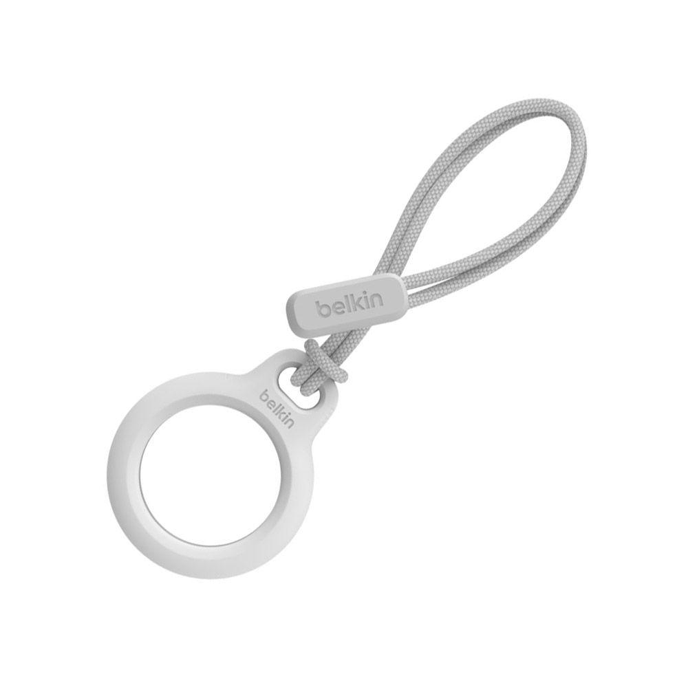Llavero Belkin para Airtag secure holder con correa Blanco-0