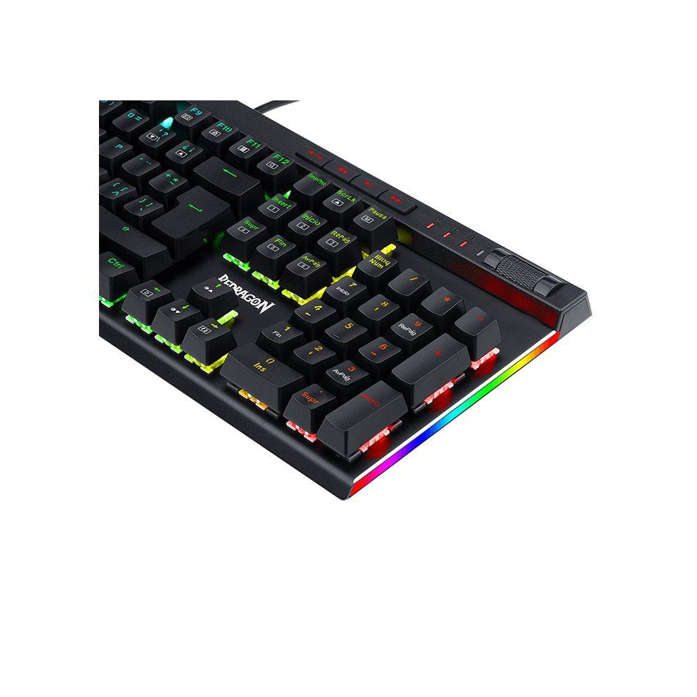 Teclado Gamer Mecánico Redragon Vata Pro K580RGB-PRO-SP-3