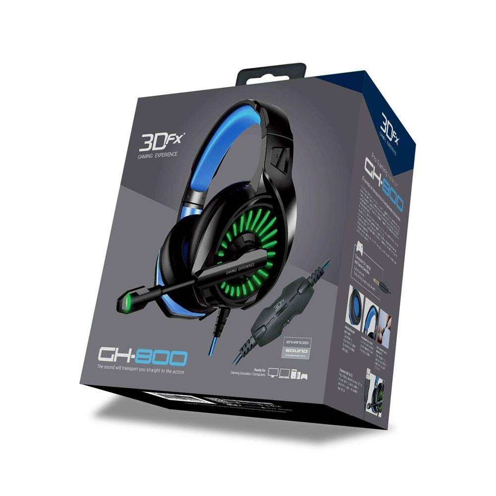 Audifonos Gamer 3DFX GH-800 USB 3.5mm PC Consolas Celulares-1