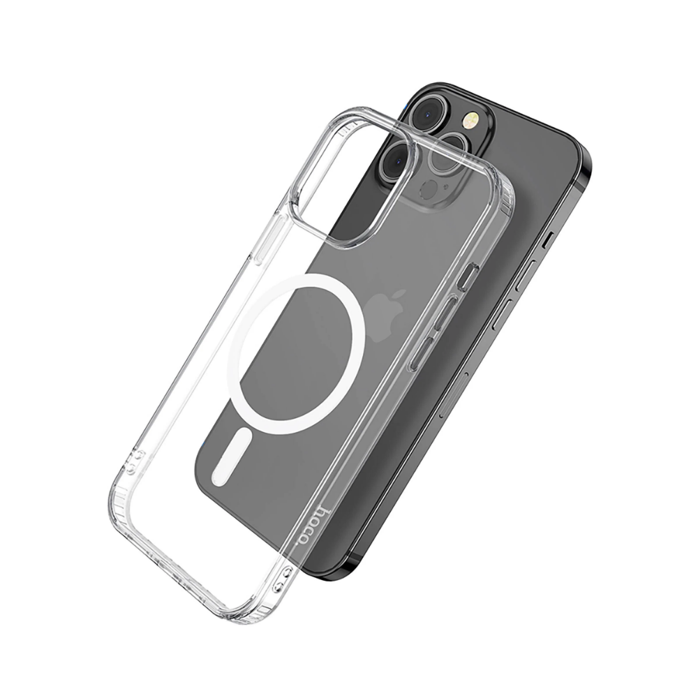 Carcasa Hoco Shell Magnetic para Iphone 14 Plus Transparente-1