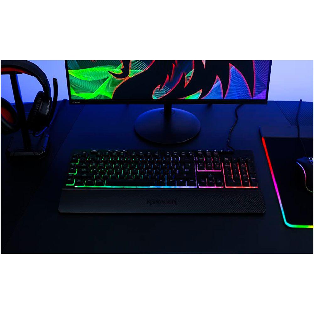 Teclado Gamer Redragon Shiva K512 RGB Membrana-4