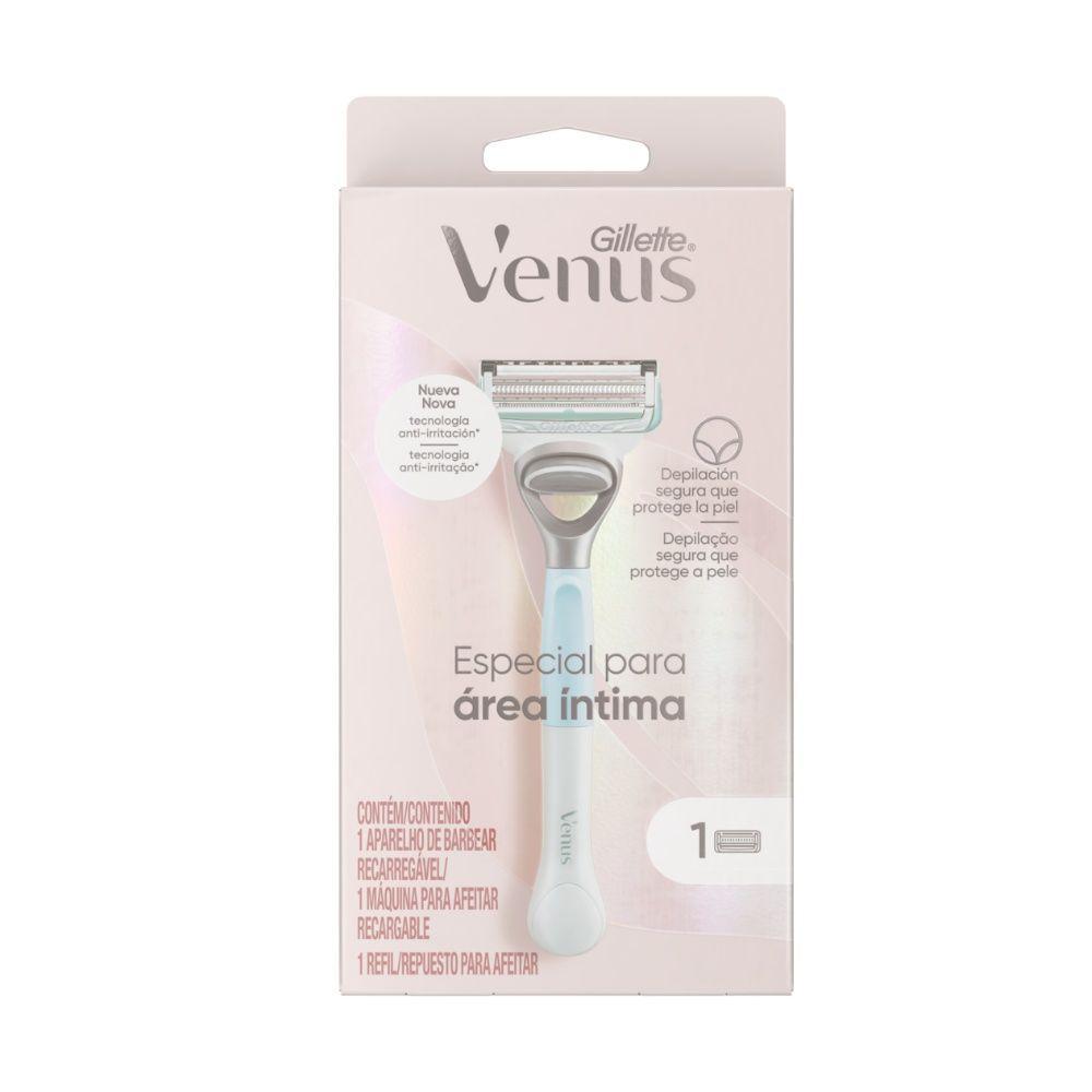 Maquina de Afeitar Recargable Gillette Venus Área Íntima 1Un-1