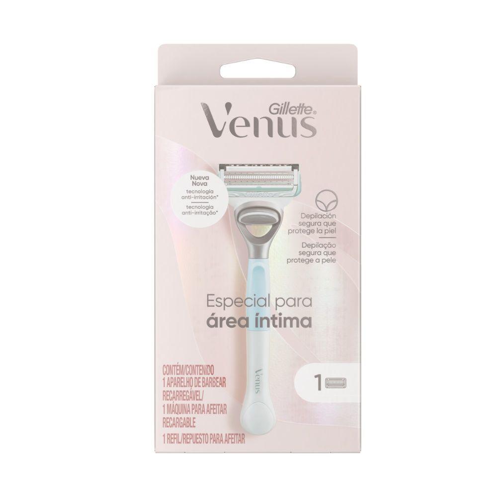 Maquina de Afeitar Recargable Gillette Venus Área Íntima 1Un-0