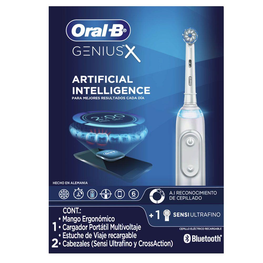 Cepillo de dientes Eléctrico Oral B Genius X + 2 Cabezales-0