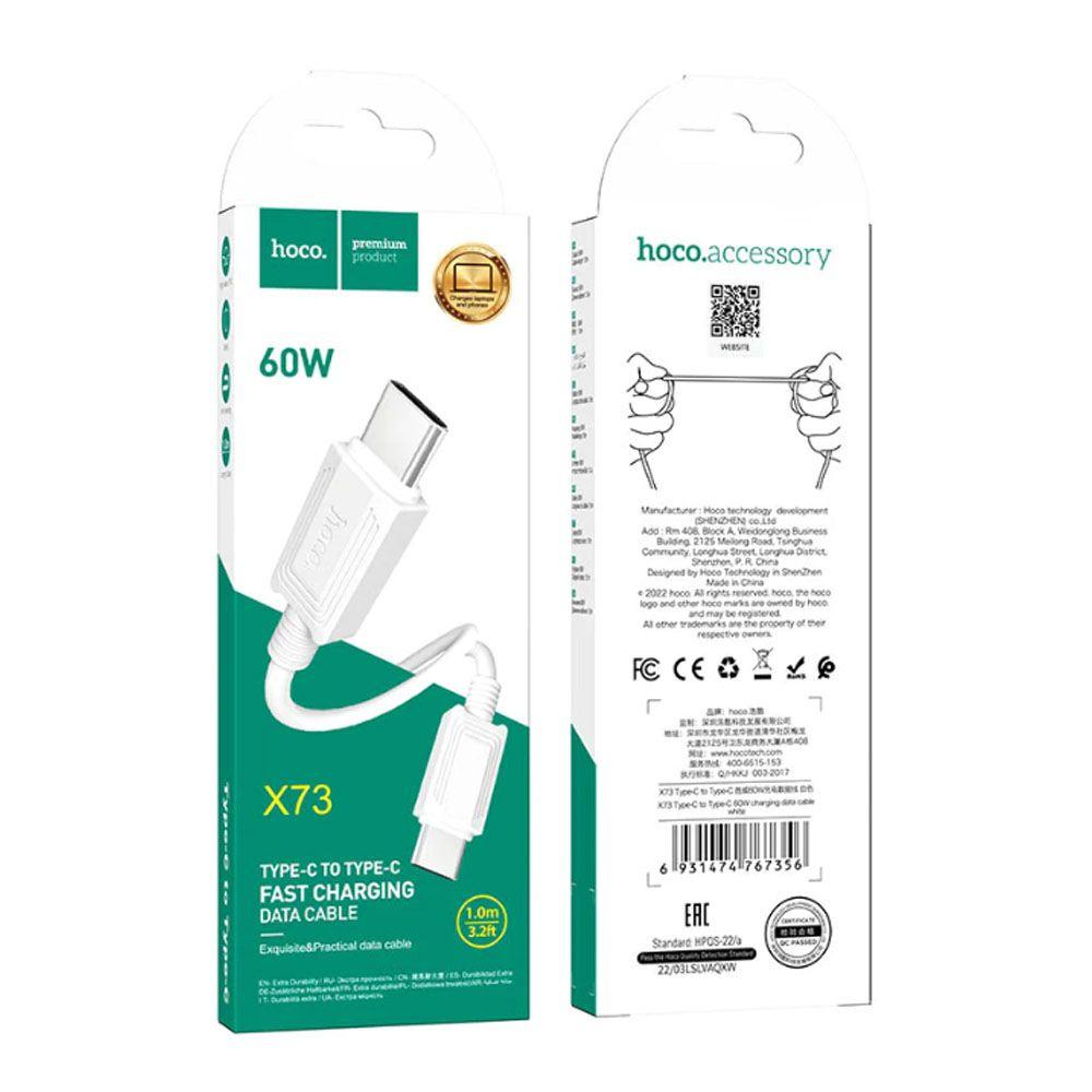 Cable Hoco X73 USB C PD A USB C PD 60W 1m-2