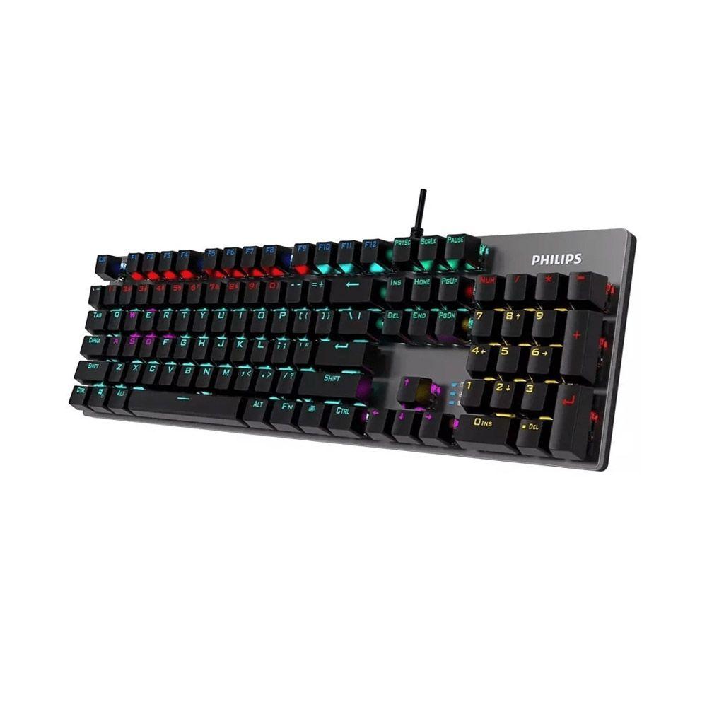 Teclado Gamer Mecánico Philips SPK8404 Español-0