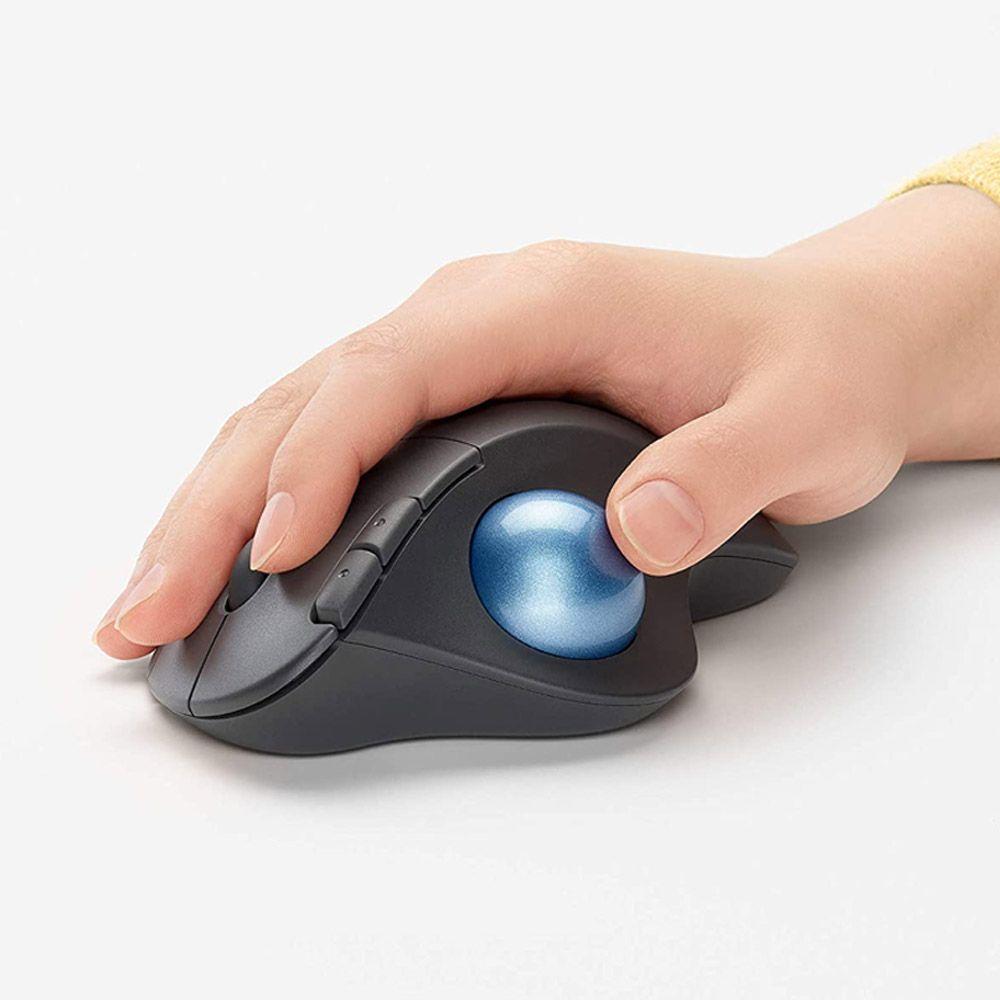 Mouse Logitech Trackball Ergo M575 Inalámbrico USB Negro-3
