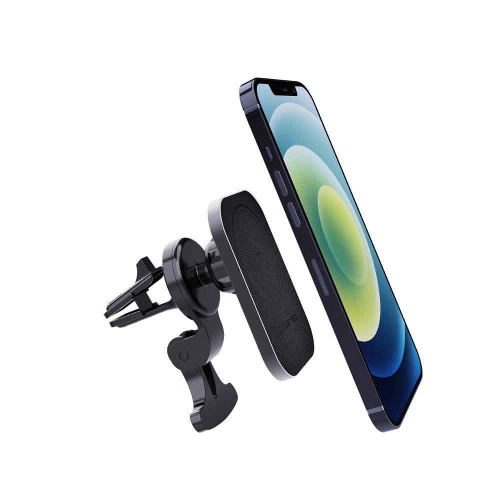 Cargador para auto Dusted magnético para rejilla negro-3