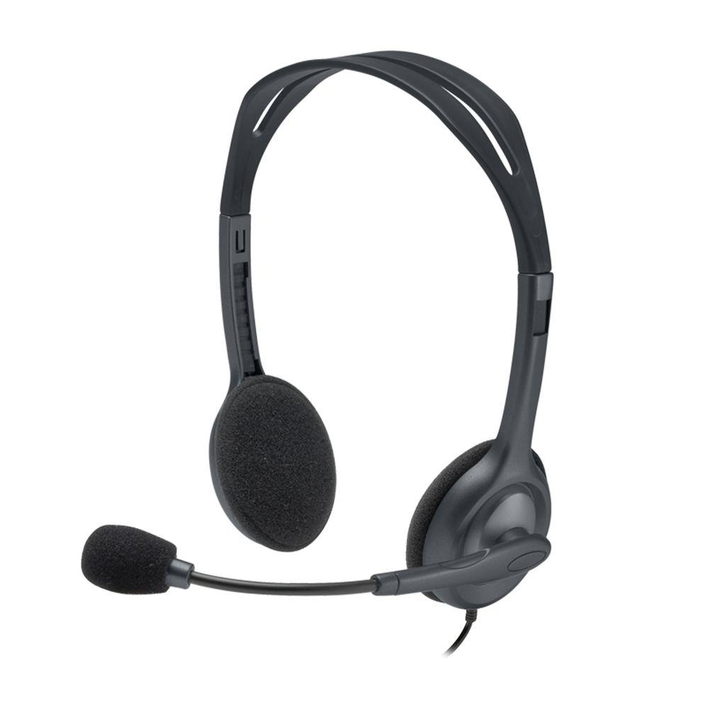 Logitech Audifono Headset  3.5m c Micrófono H111 - Logitech-0