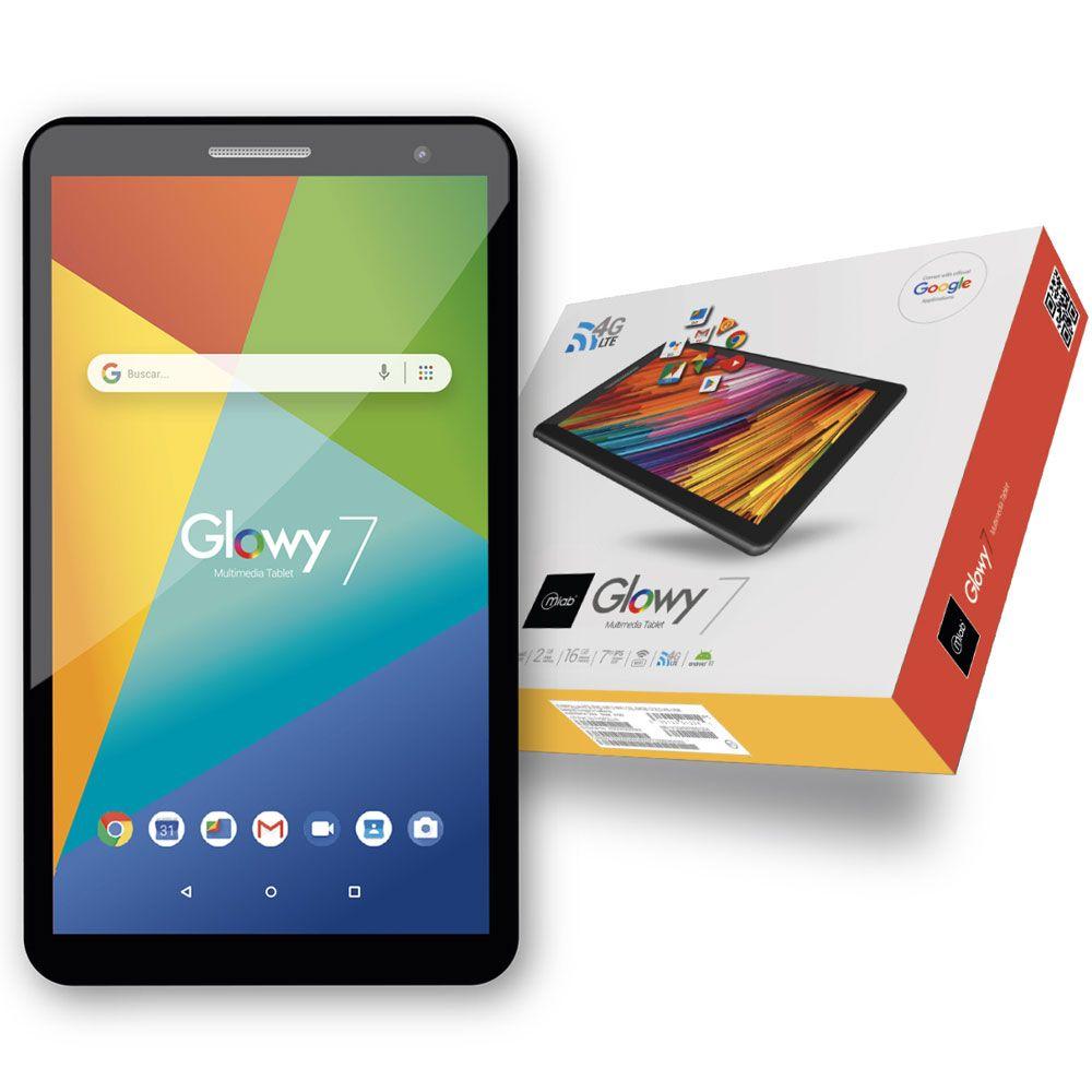 Tablet MLab Glowy 7 Pulgadas 16GB ROM 2GB ROM 4G LTE Negro-3