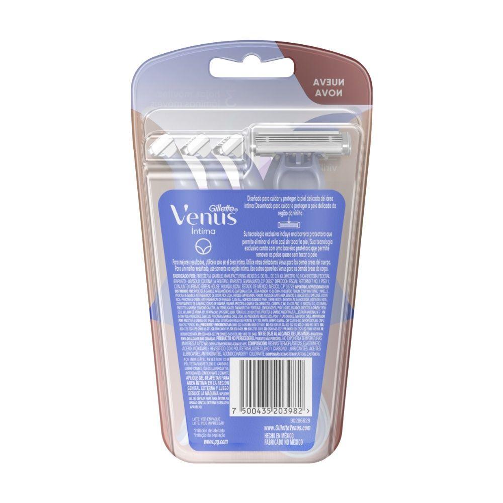 Maquina De Afeitar Desechable Gillette Venus Íntima 4 Und-1