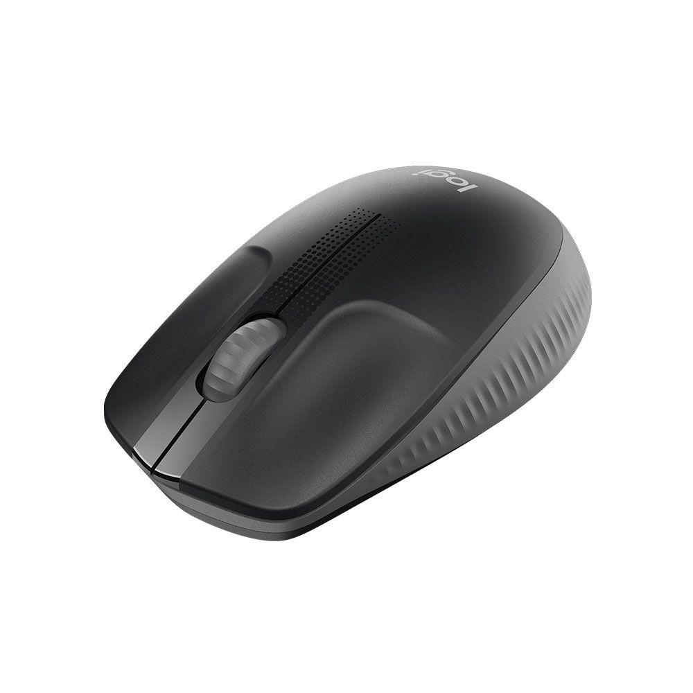 Mouse Logitech M190 inalámbrico USB Windows Mac OS Gris-0
