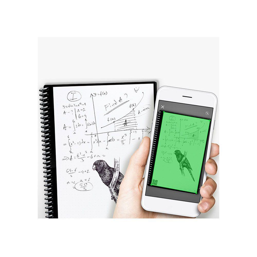 Cuaderno inteligente Rocketbook Fusion Executive Gris-5
