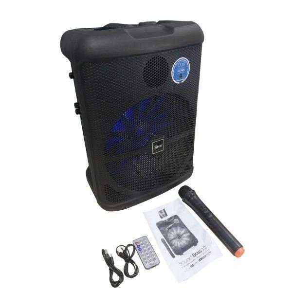 Parlante MLab Sound Bass 12 Pulgadas TWS Bluetooth Negro-3