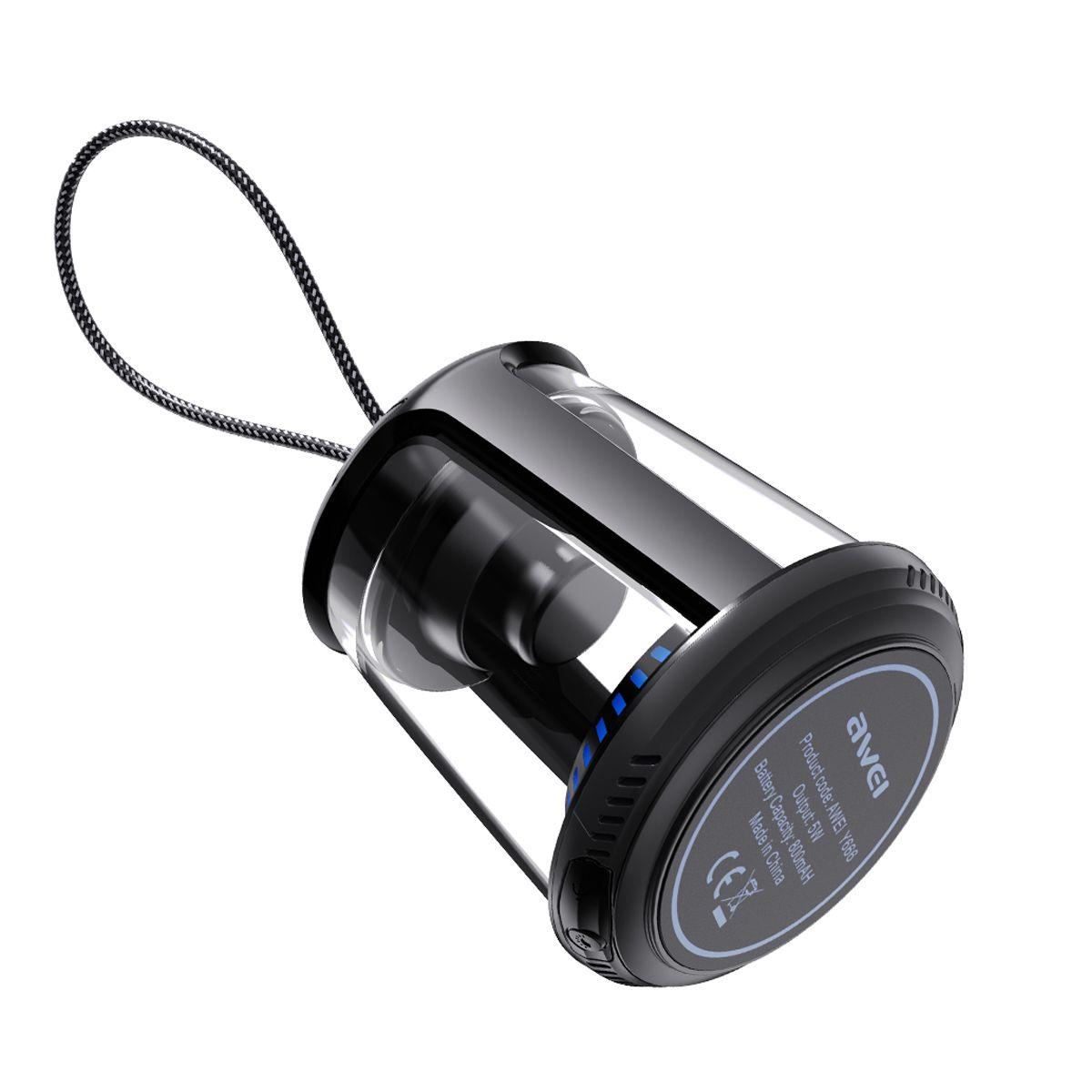 Parlante Awei Y666 Bluetooth TWS Negro-3