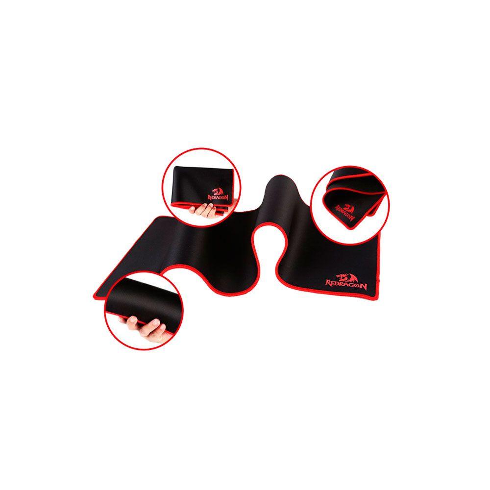 Mouse pad Redragon Suzaku antideslizante P003 80x30cm Negro-2