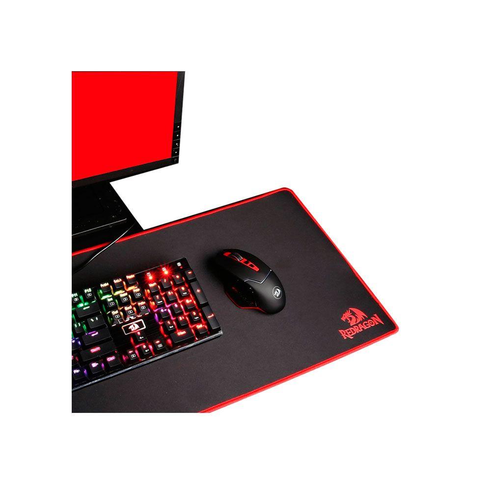 Mouse pad Redragon Suzaku antideslizante P003 80x30cm Negro-4