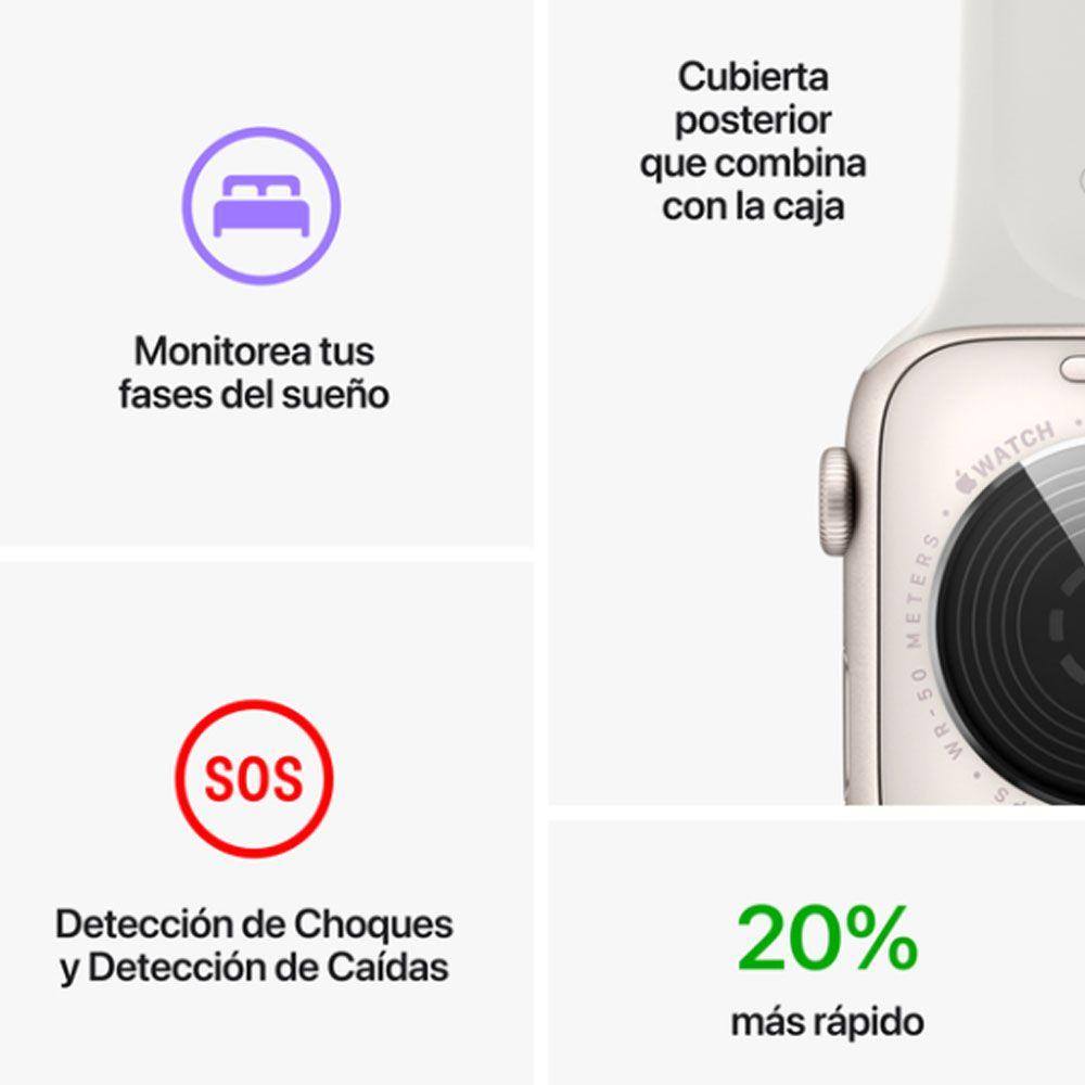 Apple Watch SE GPS 40 mm Correa deportiva medianoche-8