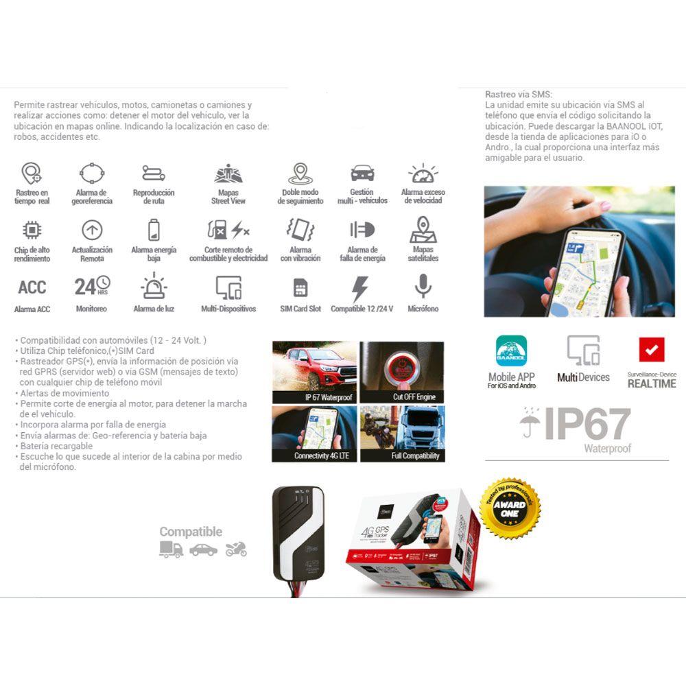 GPS Tracker Mlab 9223 4G LTE IP67 para Auto Moto o camion-8