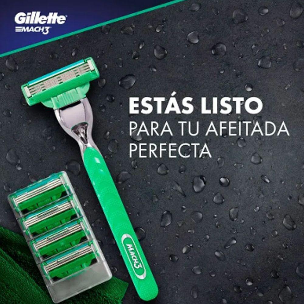 Repuestos Para Afeitar Gillette Mach3 Sensitive 4 Unidades-3