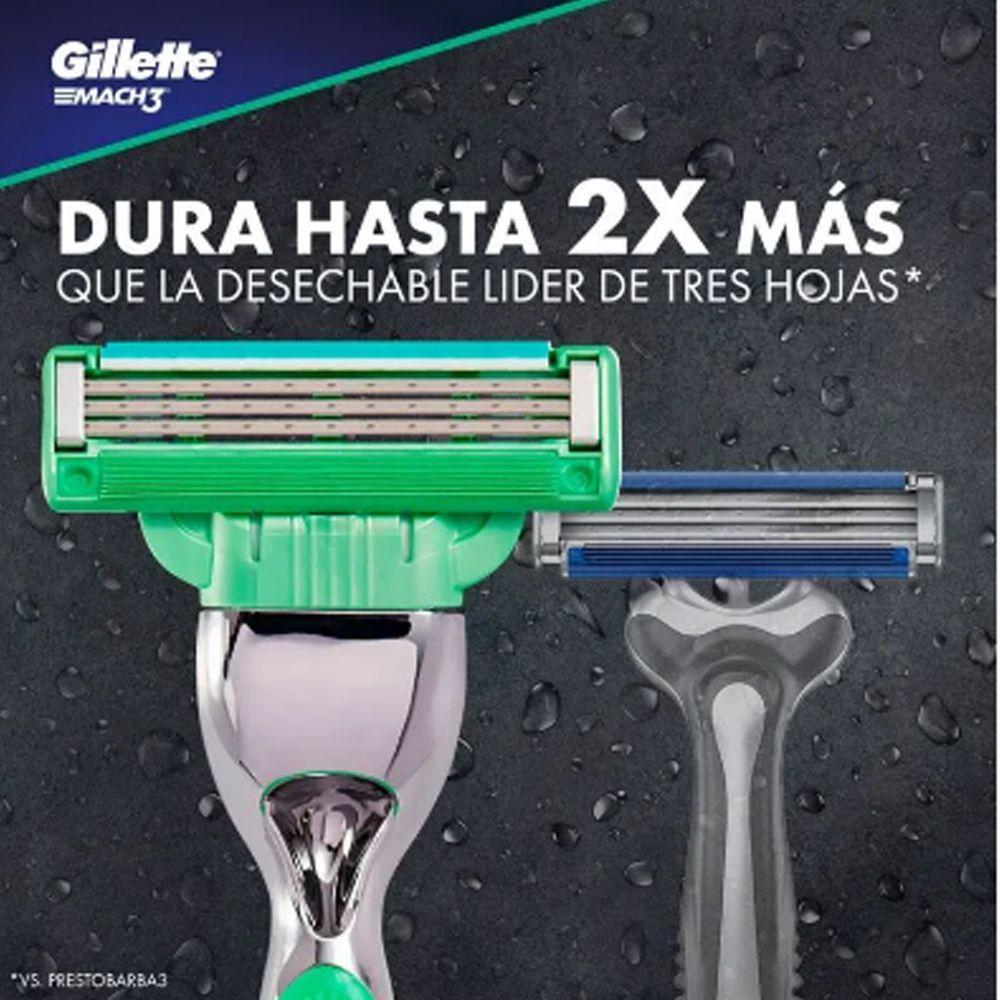 Repuestos Para Afeitar Gillette Mach3 Sensitive 4 Unidades-6