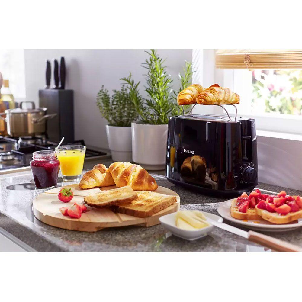 Tostadora de Pan Philips Daily Collection HD2581/10 Negro-4