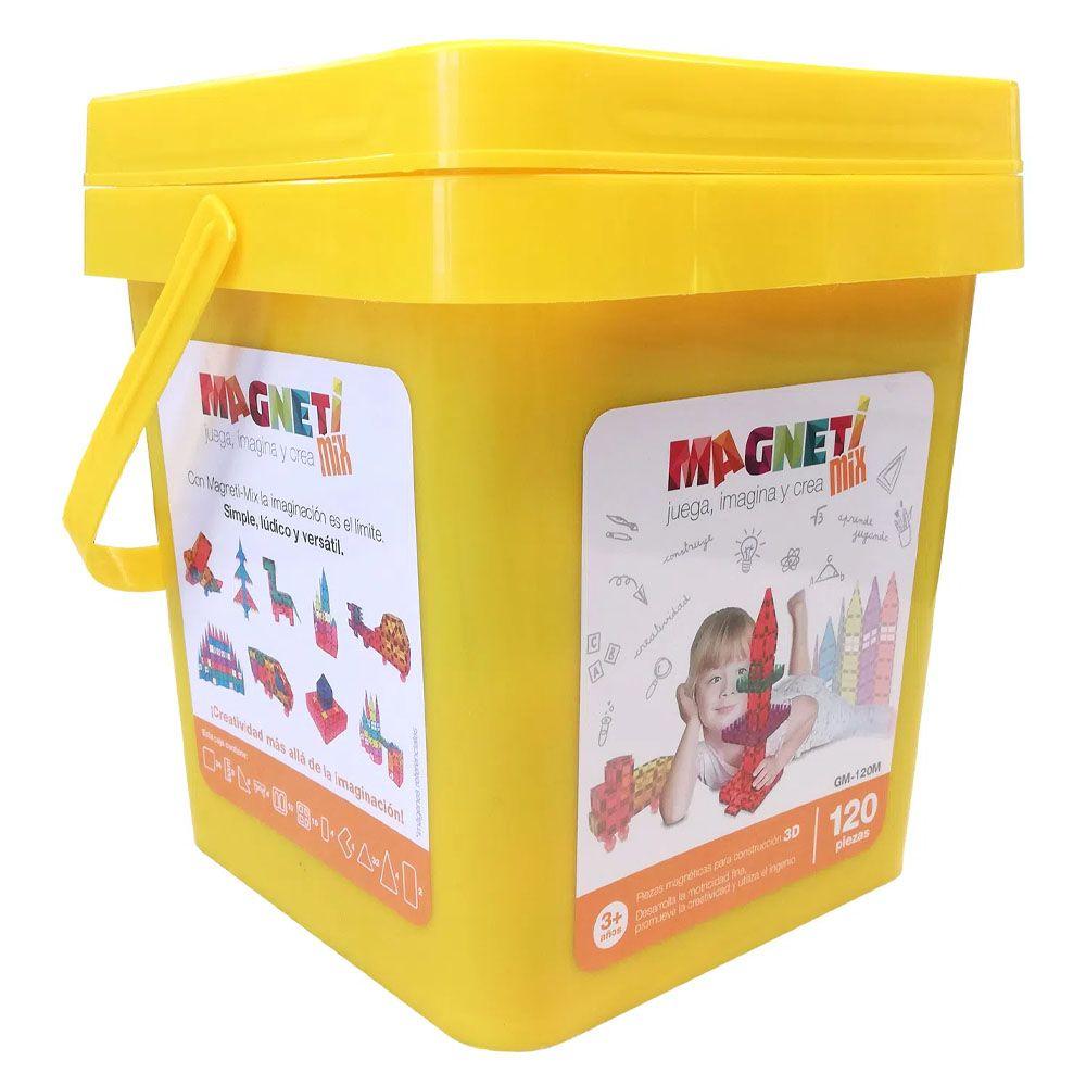 Juguete Magnetico Magneti  Mix GM-120M 120 Piezas-1
