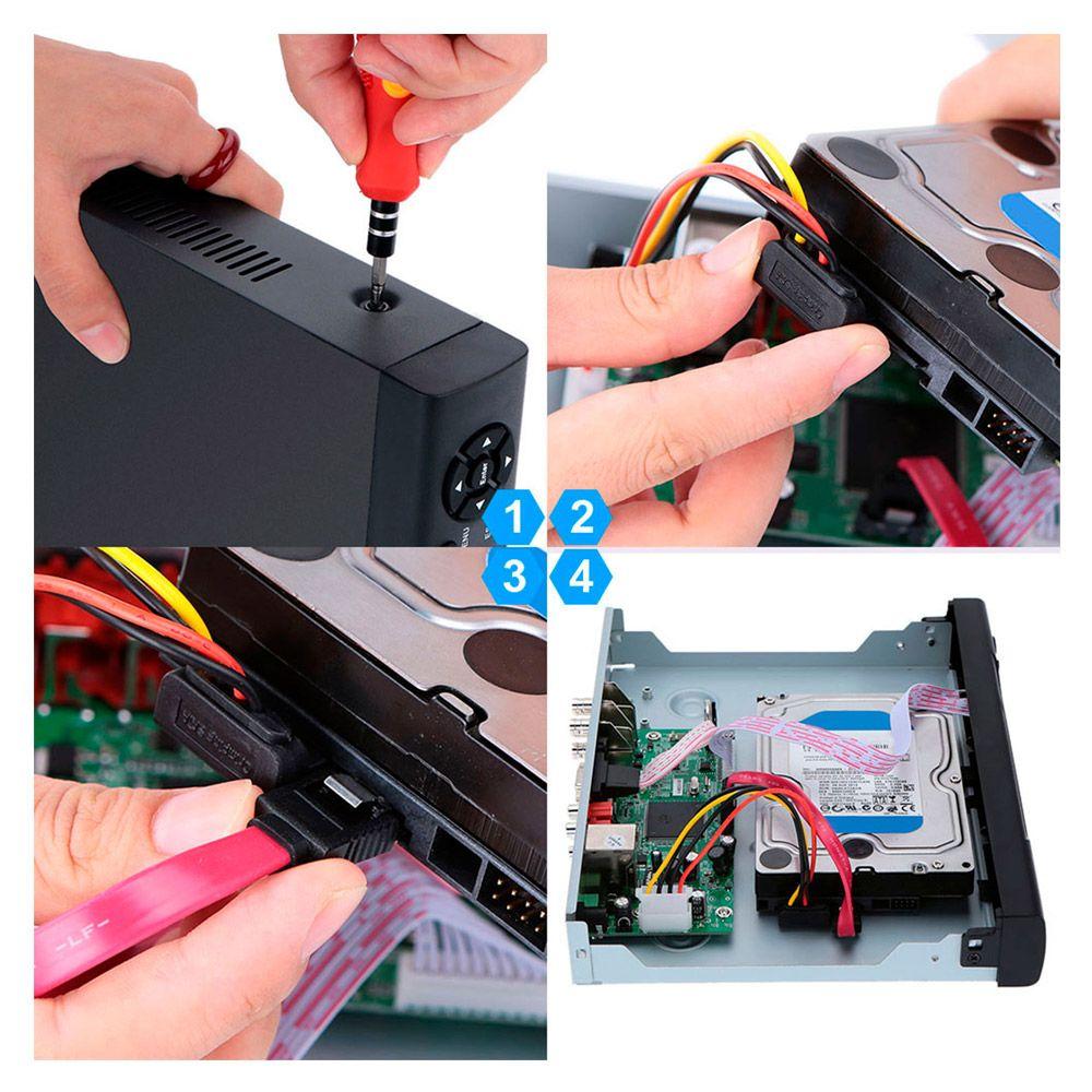 Kit DVR de Seguridad MLab 4 Canales 2 Cámaras 720P VGA HDMI-3