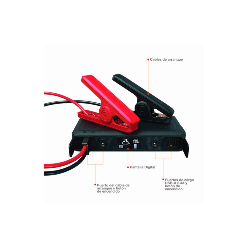 Cargador y arrancador de auto Mophie powerstation go CA 65W-2