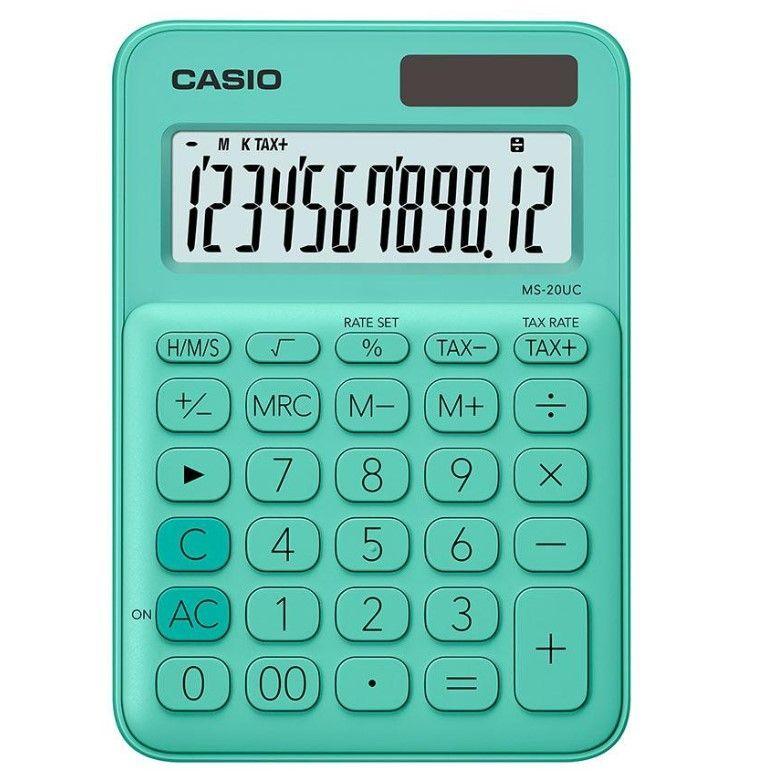 Calculadora Casio MS 20UC GN N DC Verde-1