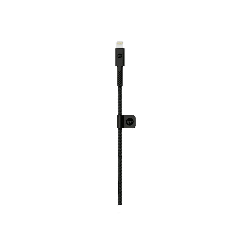 Cable Mophie Lightning a USB resistente USB 1.2 Mt  Negro-2