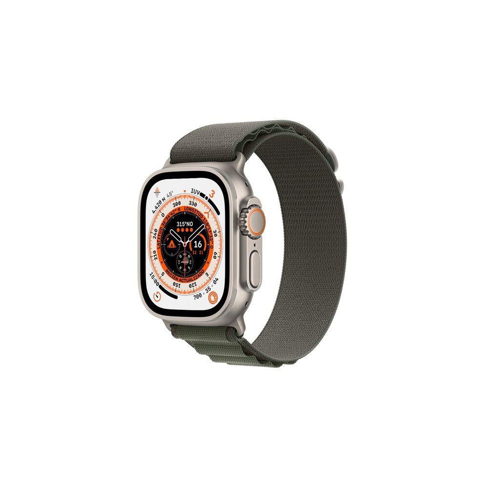 Apple Watch Ultra GPS + Celular 49mm titanio Alpine verde M-0